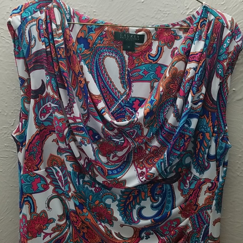 Ralph Lauren paisley dress